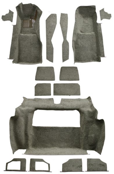 Picture of 1981-1982 Chevrolet Corvette Complete without Door Panels Cutpile Carpet Flooring 801 Black