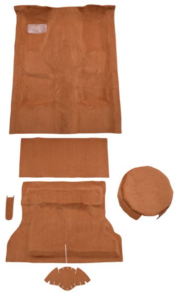 Picture of 1981-1983 American Motors Eagle SX4 2DR Lift Back Complete Cutpile Carpet Flooring 801 Black