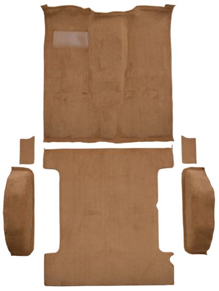 Picture of 1987-1991 Chevrolet Blazer Complete Cutpile Carpet Flooring 801 Black