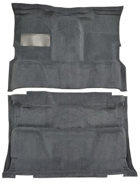 Picture of 1990-1991 GMC C3500 Crew Cab 2WD 4spd Floor Shift Cutpile Carpet Flooring 801 Black