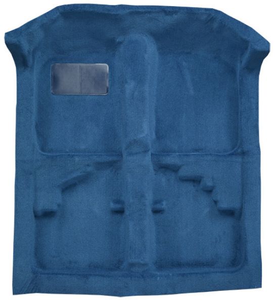 Picture of 1982-1985 Honda Accord 2DR Hatchback Pass Area Cutpile Carpet Flooring 801 Black