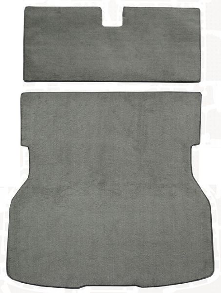 Picture of 1983 Ford Mustang Hatchback Rear Fits Bench Rear Seat Cargo Area Cutpile Carpet Flooring 801 Black