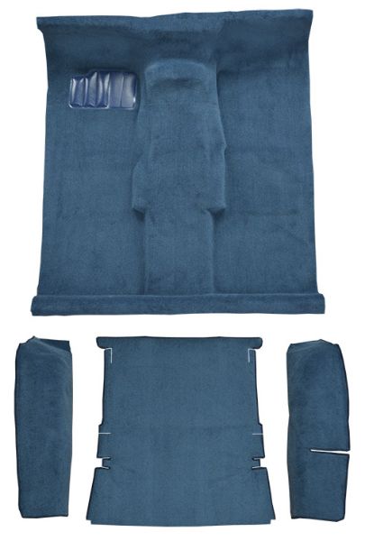 Picture of 1987-1989 Dodge Raider 2DR Complete Cutpile Carpet Flooring 801 Black