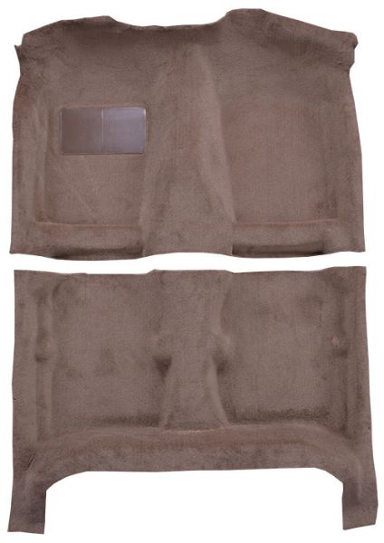 Picture of 1984-1987 Toyota Corolla 4DR Lift Back w/o Heat Vents Cutpile Carpet Flooring 801 Black