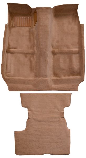 Picture of 1984-1989 Nissan 300ZX 2 Seater Complete Cutpile Carpet Flooring 801 Black