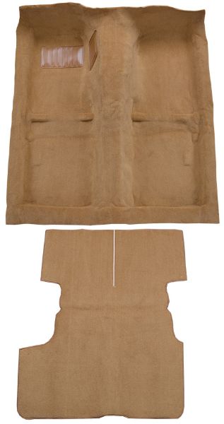 Picture of 1984-1989 Nissan 300ZX 2+2 4 Seater Complete Cutpile Carpet Flooring 801 Black