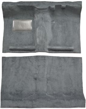 Show details for 1984-1989 Toyota 4Runner Pass Area Cutpile Carpet Flooring 801 Black Picture of 1984-1989 Toyota 4Runner Pass Area Cutpile Carpet Flooring 801 Black