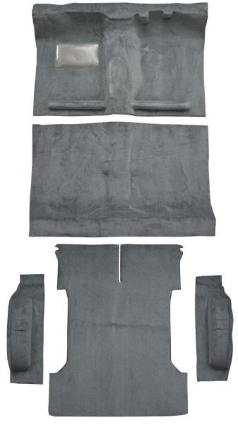 Picture of 1984-1989 Toyota 4Runner Complete Cutpile Carpet Flooring 801 Black