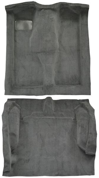 Picture of 1985-1990 Jeep Cherokee Pioneer 4DR Complete Cutpile Carpet Flooring 801 Black
