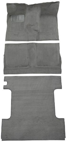 Picture of 1984-1991 Isuzu Trooper 2DR Complete Cutpile Carpet Flooring 801 Black