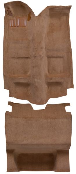 Picture of 1985-1992 Pontiac Firebird Trans Am without Console Complete Cutpile Carpet Flooring 801 Black