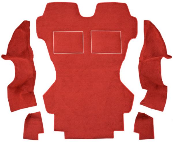 Picture of 1986-1991 Mazda RX-7 Coupe 2 Seater Cargo Area Cutpile Carpet Flooring 801 Black