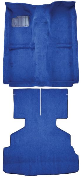 Picture of 1986-1992 Toyota Supra Complete Cutpile Carpet Flooring 801 Black