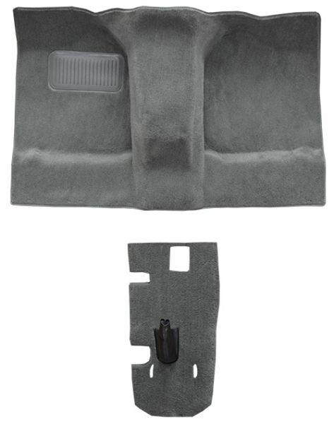 Picture of 1986-1995 Suzuki Samurai Pass Area with Console Cover Cutpile Carpet Flooring 801 Black