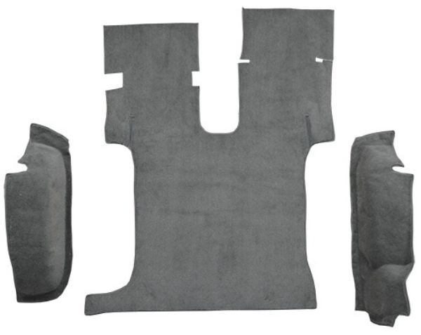 Picture of 1986-1995 Suzuki Samurai Cargo Area with Roll Bar Cutout Cutpile Carpet Flooring 801 Black