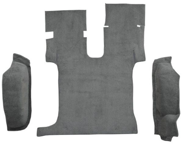 Picture of 1986-1995 Suzuki Samurai Cargo Area w/o Roll Bar Cutout Cutpile Carpet Flooring 801 Black