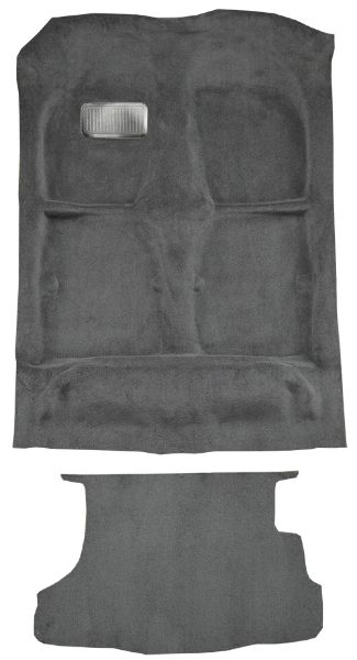 Picture of 1987-1990 Toyota Tercel 2DR/4DR Cutpile Carpet Flooring 801 Black
