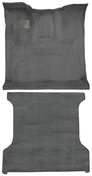 Picture of 1987-1993 Ford Bronco Complete without Wheel Wells Cutpile Carpet Flooring 801 Black