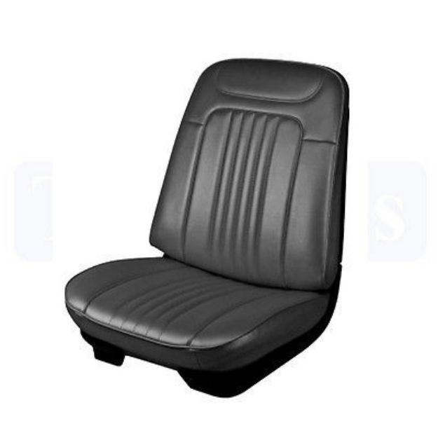 Picture of 1971-1972 Chevy Chevelle Malibu El Camino Front and Rear Bench Seat Upholstery Covers