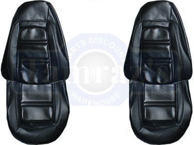Picture of 1973-1975 Pontiac Firebird Deluxe Front and Rear Seat Upholstery Covers