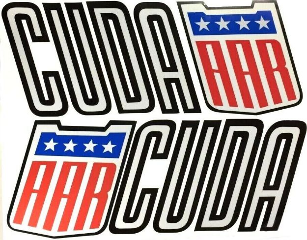 Picture of 1970 Plymouth Cuda' AAR Quarter Panel Decals