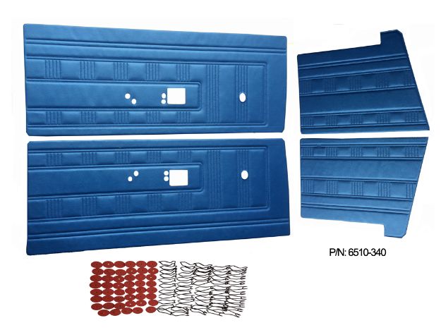 Picture of 6510-C 1970 Dart GT Swinger Front and Rear Door Panel Set