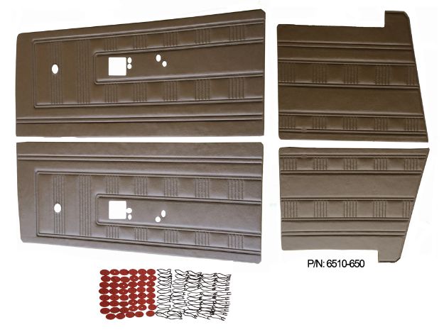 Picture of 6510-C 1970 Dart GT Swinger Front and Rear Door Panel Set