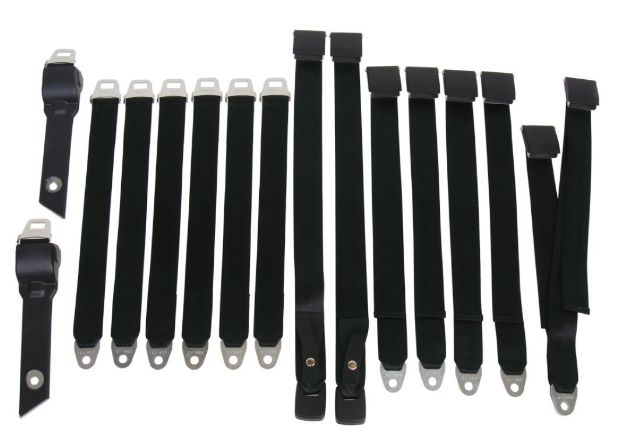 Picture of Mopar 1968-69 A-body Bench Seat Belt Set