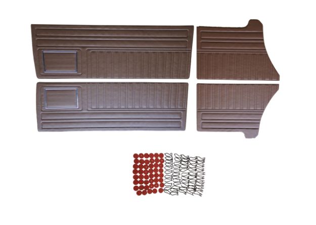 Picture of Mopar 1970 Duster And Duster 340 Door Panels With Chrome Trim