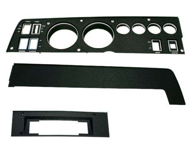 Picture of Mopar 1969 B-body Rallye Dash Bezel Kit 8 Track - AC)
