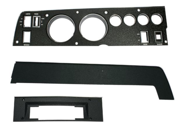 Picture of Mopar 1970 B-body Rallye Dash Bezel Kit 8 Track - AC)