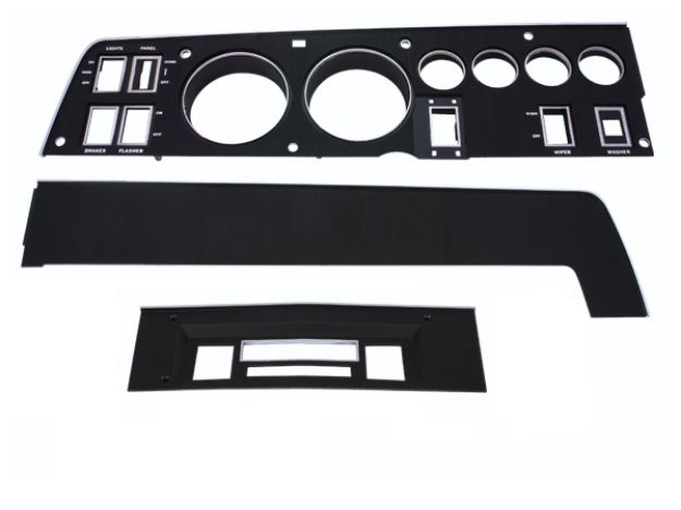Picture of Mopar 1968 Dodge Rallye Dash Bezel Kit (AM/FM - AC)