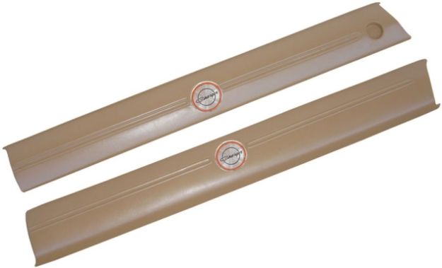 Picture of 9FBB Mopar 1969 Charger Upper Door Panels with Emblems