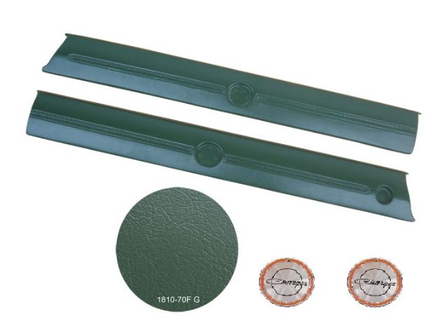 Picture of Mopar 1970 Charger Upper Door Panels with Emblems