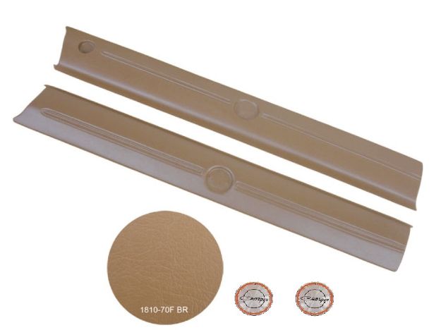 Picture of Mopar 1970 Charger Upper Door Panels with Emblems