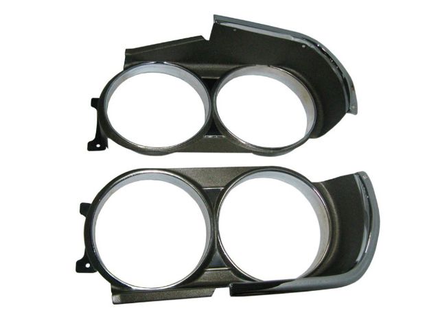 Picture of 230-71 Mopar 1971 Dodge Challenger Headlight Bezels