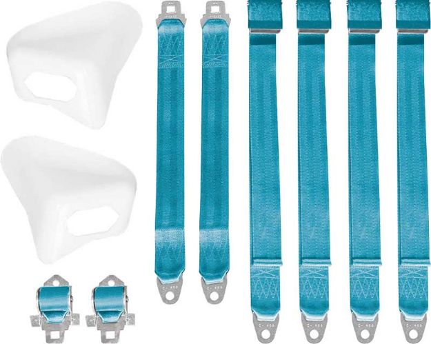 Picture of Mopar 1970 E-body Convertible Bucket Seat Belt Set