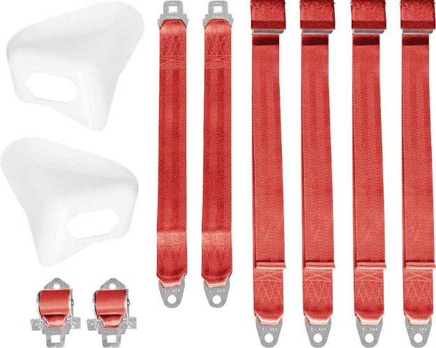 Picture of Mopar 1970 E-body Convertible Bucket Seat Belt Set