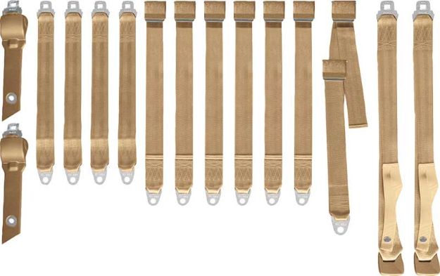 Picture of Mopar 1970-71 A-body Bench Seat Belt Set