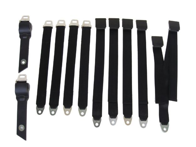 Picture of Mopar 1968-69 A-body Convertible Bench Seat Belt Set