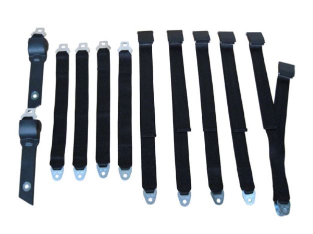 Picture of Mopar 1970-71 A-body Convertible Bench Seat Belt Set