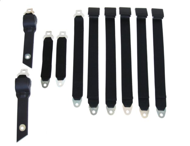 Picture of Mopar 1970-71 A-body Convertible Bucket Seat Belt Set