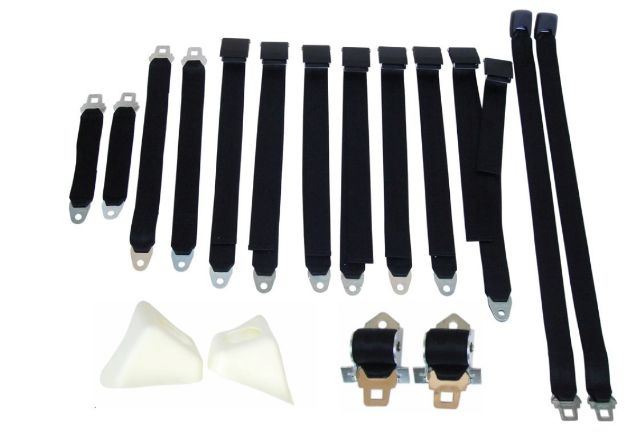 Picture of Mopar 1970 E-body Bench Seat Belt Set