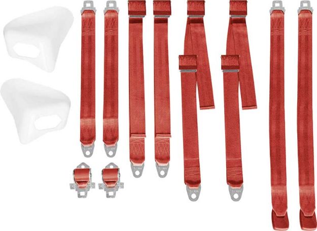 Picture of Mopar 1970 E-body Bucket Seat Belt Set