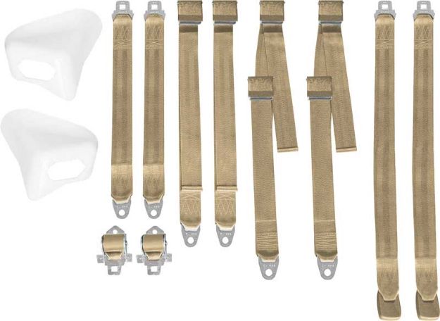 Picture of Mopar 1970 E-body Bucket Seat Belt Set