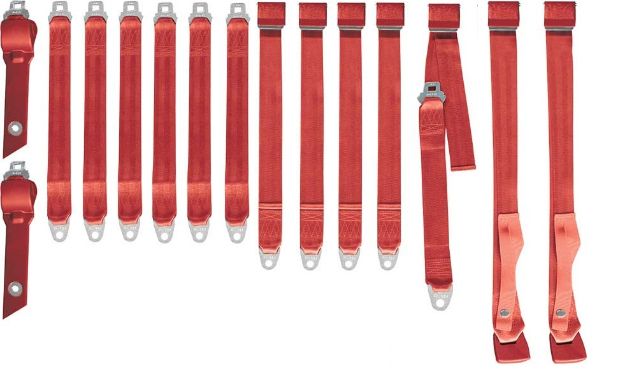 Picture of Mopar 1968-69 A-body Bench Seat Belt Set