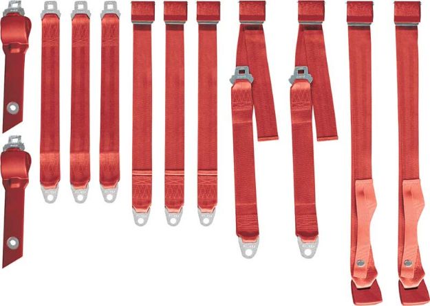 Picture of Mopar 1968-69 A-body Bucket Seat Belt Set