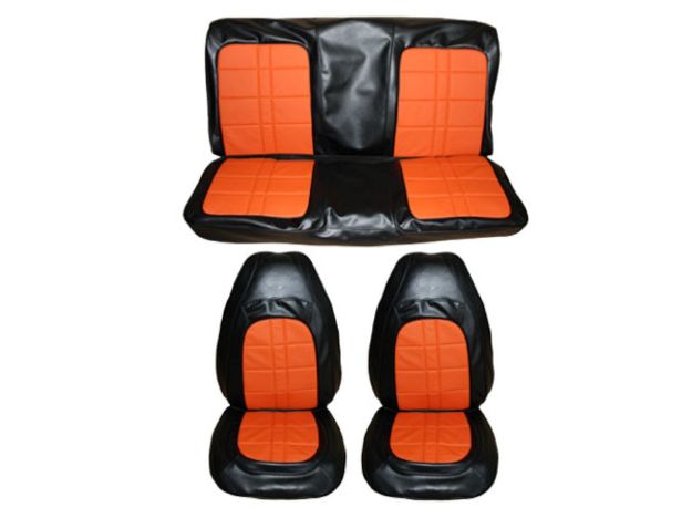 Picture of 6601-BUK-100 1971 Duster Demon Front Bucket Rear Bench Sear Cover