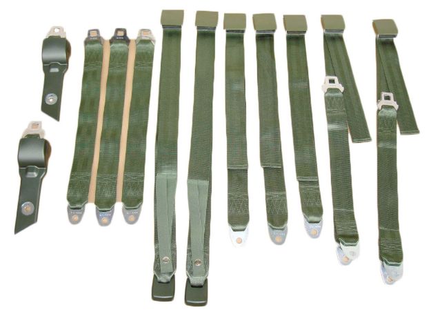 Picture of Mopar 1968-69 B-body Bucket Seat Belt Set
