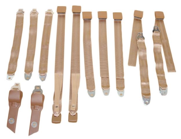 Picture of Mopar 1968-69 B-body Bucket Seat Belt Set